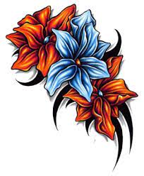 Floral Tattoos Designs 56yh 1 Png 329 400 Hawaiian Tattoo Tropical Flower Tattoos Floral Tattoo Design