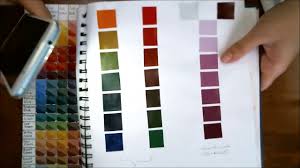 M Graham Gouache How To Make A Color Chart More Youtube