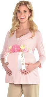 Floral Baby Shower Mom To Be Ribbon Sash 4ft Party City