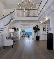 55 Unique Coastal Stairs Design Ideas For Home This Summer Roundecor Beach House Interior Foyer Design Beach House Design