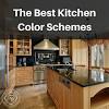 Dark wood cabinetry requires contrasting light wall colors to open and brighten the space. 1