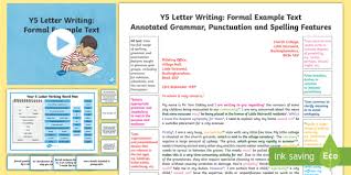 A good letter should consist of Formal Letter Writing Pack Ks2 Primary Resources