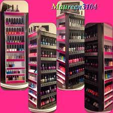 My Newest Project A Rotating Nail Polish Rack Love How This Diy Project Turned Out Nail Polish Rack Nail Polish Storage Beauty Storage