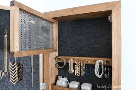 Ok so i know i am not the most savvy do it yourselfer, but i find inspiration from those in the blogging world that are, and then borrow steal their ideas.easy enough, right? Diy Wall Jewelry Organizer Houseful Of Handmade