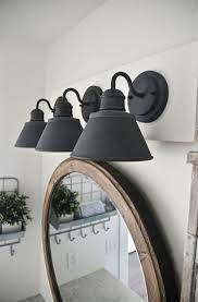 Polished and rustic, contemporary, and comfortable, modern farmhouse aesthetic brings the best of all types of style to your home. 50 Inspiring Farmhouse Style Kitchen Lighting Fixtures Ideas Kitchen Light Fixtures Bathroom Vanity Farmhouse Bathroom Vanity Simple Farmhouse Bathroom