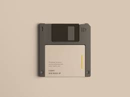 Download Mockup Disquete Em 2020 Disquete Adesivos Sticker Cartao De Visita PSD Mockup Templates