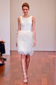 Use A Wedding Dress Designer For A Unique Look Wedding Dress Designer Top We Short Designer Wedding Dresses Wedding Dress With Feathers Short Wedding Dress