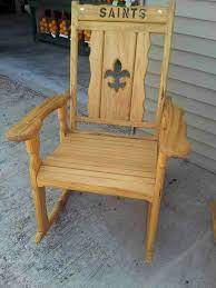 saints rocking chair rocking chair chair decor