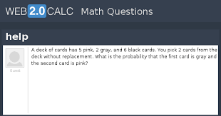 Start studying deck of cards. View Question Help