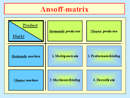 Ansoff Matrix Bedrijfskunde Matrix Modellen