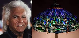 Dragonfly” Reading Lamp, ca. 1905. Tiffany Studios, designed by Clara  Wolcott Driscoll (American, 1861-1944). Leaded glass with metal filigree;  bronze with glass mosaic inlay. The Neustadt Collection of Tiffany Glass  (N.86.GL.03a-c). Photos: