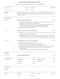 Cv Magazijnmedewerker