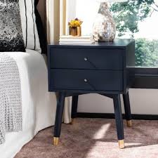 Bedroom nightstands offer a classically elegant way to accessorize what is often one of the defining areas of a home. Blue Nightstands Bedside Tables Target