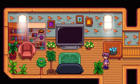 The house plant is a decorative piece of furniture. Stardew Valley Dizajn Doma Bagno Site