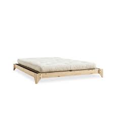 Ce matelas offre un soutien adapté à vos besoins grâce aux ressorts ensachés individuellement, indépendants les uns des autres, qui suivent de près les contours du corps.une épaisse couche de garnissage souple ajoute au soutien. Ensemble Lit En Pin Massif Naturel Avec Sommier Tatami Matelas Futon Ecru