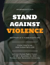 Customize This Design With Your Video Photos And Text Easy To Use Online Tools With Thousands Of Stock Photos Clipart An In 2020 Human Rights Campaign Posters Human