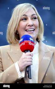 KELLY CATES, PRESENTATORE DI SKY SPORTS, 2022 Foto stock