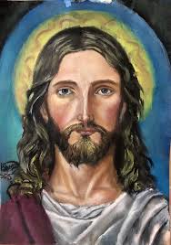 From my work in the colors of oil, Jesus, the work is available for sale