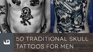 See more ideas about couple tattoos, tattoos, skull couple tattoo. 50 Traditional Skull Tattoos For Men Youtube