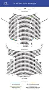Abiding Neil Simon Theatre Seating Chart Neil Simon Theatre