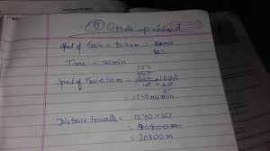 Easy to understand concept and great f. If The Speed Of A Train Be 92 4 Km Hr How Many Meters Would It Cover In 20 Minutes Brainly In
