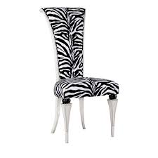 Zebra Print Dining Chair Dining Chairs Zebra Print Decor Zebra Chair