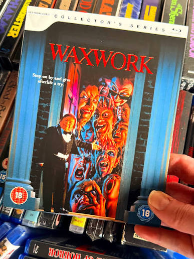 WAXWORK (1988) Blu-ray - THE VESTRON COLLECTOR'S SERIES from LIONSGATE UK  🇬🇧. Inside the wax museum a group of teenagers are aghast at the  hauntingly lifelike wax displays of Dracula, the Wolfman,
