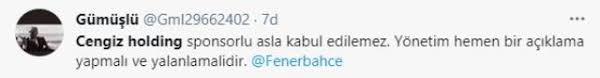Maybe you would like to learn more about one of these? Fenerbahce Nin Yeni Sponsorunun Cengiz Holding Olacagi Iddialarina Taraftarlar Ates Puskurdu Son Dakika Spor
