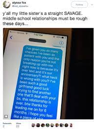 There is something in this list for every situation, so go ahead and shut everyone up. 16 Little Siblings Who Are So Savage We Need To Bow Down To Them