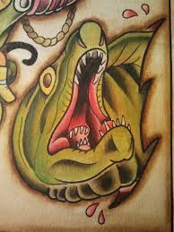 Tattoo Flash Moray Eel By Bass Slinger On Deviantart