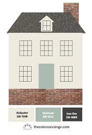 Paint Color Palettes For Red Brick Houses