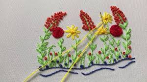 How to embroider a flower. Hand Embroidery Flower Simple Embroidery