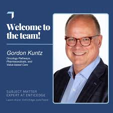 We're excited to welcome Gordon Kuntz to EnticEdge as a Subject Matter  Expert specializing in Oncology Pathways, Pharmaceuticals, and Value-Based  Care! With over 20 years of experience in the…