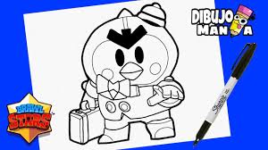 Hoy le enseñare a dibujar a gale de brawl stars muy fácil. Como Dibujar A Mr P De Brawl Stars Dibujos De Brawl Stars How To Draw Mr P Youtube