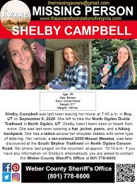 MISSING*** Shelby Campbell...