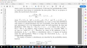 For example, int x = 5; If You Have A Standardized Normal Dist Z X Mean X Sd X Does This Standard Normal Have The Same Moments As A T Distribution With N Df Or N 1 Df