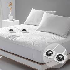 Amazon.com: Heated Mattress Pad King, 3D Air Fabric, Preheat & Memory for Cold Winter | Electric Bed Warmer, 12 Heat Settings, Dual Controls, 1-12 Hour Auto-Off, Lighted Buttons, 78 x 80 in,