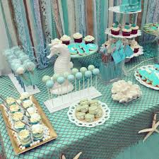 This theme can be incredibly elegant, especially if you add touches of gold and some sparkle. Under The Sea Birthday Party Ideas Photo 17 Of 21 Sea Birthday Party Ocean Theme Party Beach Themed Party