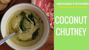 South Indian Coconut Chutney Recipe Chutney Recipes By Archana S Kitchen Youtube