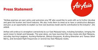 It is recommended that air asia should implement more analytical capabilities, such as customer relationship management or business. Airasia On Twitter Press Release Statement By Aireenomar Airasia Berhad Chief Executive Officer