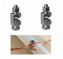 PV module grounding lugs for solar panel earthing .