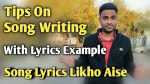The first tip when learning how to write lyrics for a song is get familiar with journaling and using your senses. Tips On How To Write A Song Song Writing Hindi Youtube