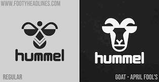 A skin temporarily gotten a new look. April Fool S Hummel Changes Logo Footy Headlines