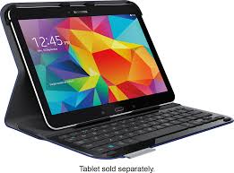 Each year, samsung and apple continue to try to outdo one another in their quest to provide the industry's best phones, and consumers get to reap the rewards of all that creativity in the form of some truly amazing gadgets. Best Buy Logitech Keyboard Folio For Samsung Galaxy Tab 4 Dark Blue 920 006918