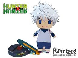 Hunter X Hunter Killua Zoldyck Paper Toy By Paperized Paper Toys Hunter X Hunter Paper Crafts