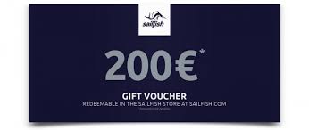 Check your spam mail for your order confirmation email. Gift Voucher 200 Gift Vouchers Products Sailfish
