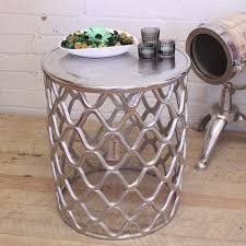 The best tables for shabby chic are tables made of solid wood rather than department store a vintage set of shabby chic furniture for a patio conversational area, furnished with a long coffee shabby chic arrangement for a compact dining room, furnished with a round dining table made out. Shimla Metal Side Table Rough Cast Aluminium Shabby Chic Vintage Round Moroccan Buy Online In Saint Vincent And The Grenadines At Saintvincent Desertcart Com Productid 63497995