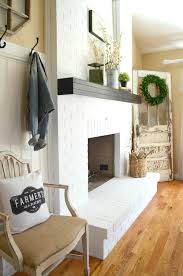 Due to the tendency of brick to accumulate grit, you should wet and clean the brick fireplace prior to painting it to ensure better paint adhesion. How To Paint A Brick Fireplace Sarah Joy