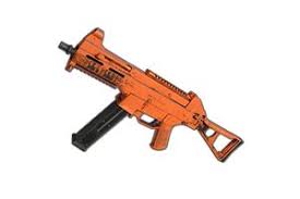 Rugged Orange Ump9 Leather Hoodie Long Leather Boots Battle Belt