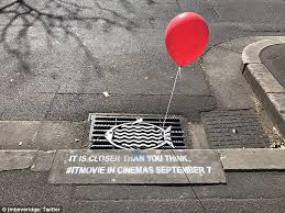 She hangs up the phone and goes upstairs to investigate. It Movie Has Been Leaving Red Balloons All Around Sydney Daily Mail Online